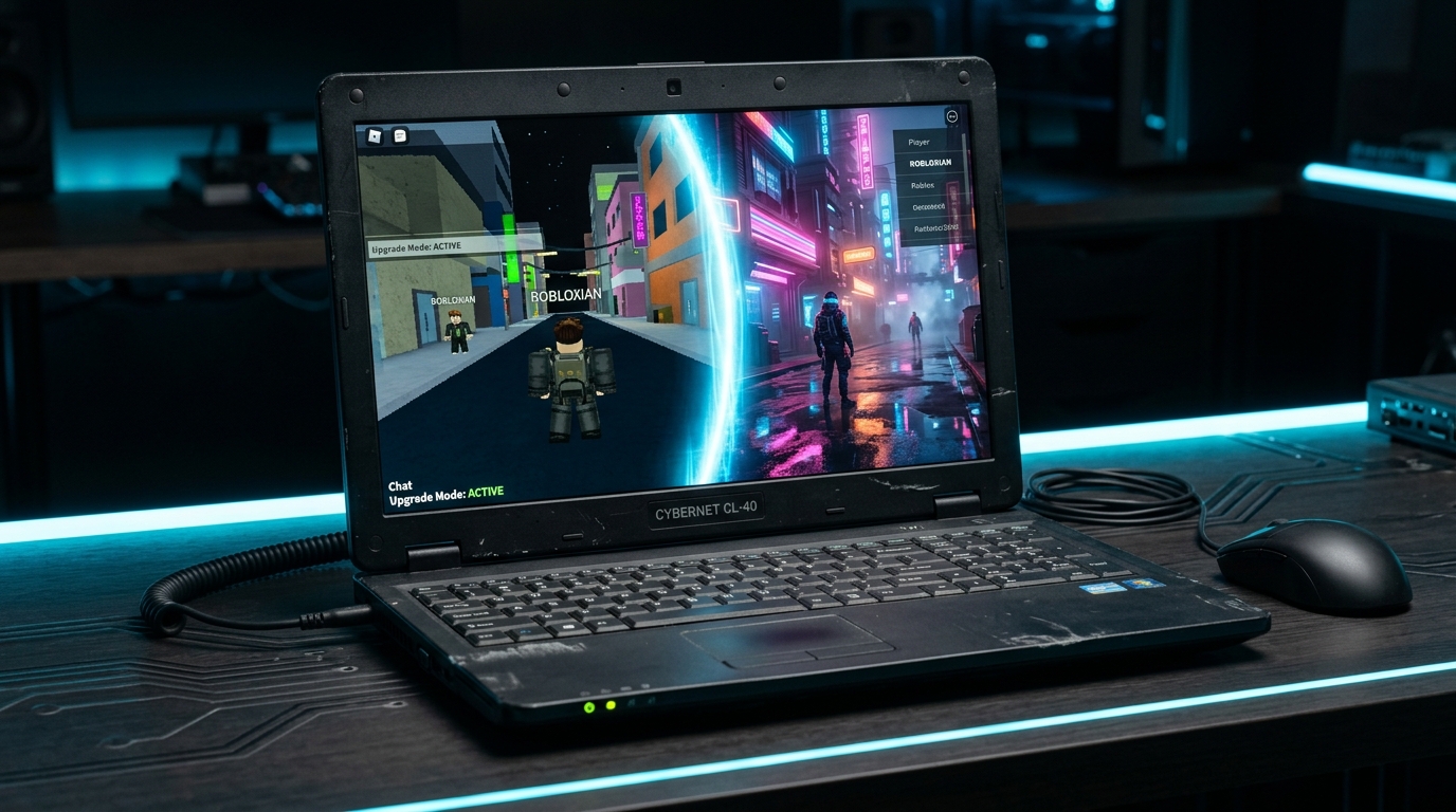 Roblox on Budget Laptop with AI Neural Graphics